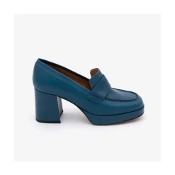 ANGEL ALARCON Gadea - Women S Leather Mocassin With Heel & Platform<Vrouwen Moccasins