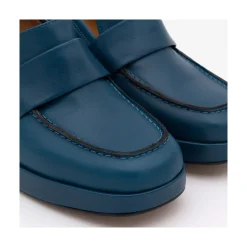 ANGEL ALARCON Gadea - Women S Leather Mocassin With Heel & Platform<Vrouwen Moccasins