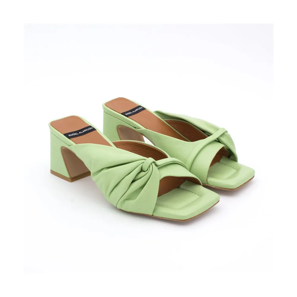 ANGEL ALARCON Gala - Leather Mule<Vrouwen Sandals