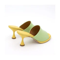ANGEL ALARCON Galas - Heeled Mule With Padded Insole<Vrouwen Mules