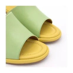 ANGEL ALARCON Galas - Heeled Mule With Padded Insole<Vrouwen Mules