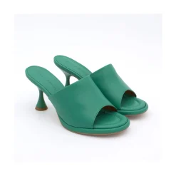 ANGEL ALARCON Galas - Heeled Mule With Padded Insole<Vrouwen Mules