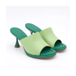 ANGEL ALARCON Galas - Heeled Mule With Padded Insole<Vrouwen Mules