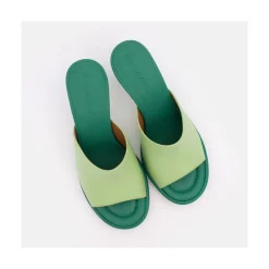 ANGEL ALARCON Galas - Heeled Mule With Padded Insole<Vrouwen Mules
