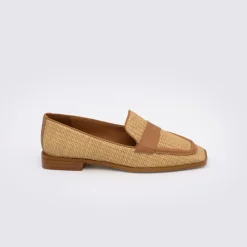 ANGEL ALARCON Gena - Raffia Loafer Women S Shoes<Vrouwen Last Units