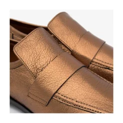 ANGEL ALARCON Graham - Women S Metallized Leather Moccasin<Vrouwen Metallized Shoes