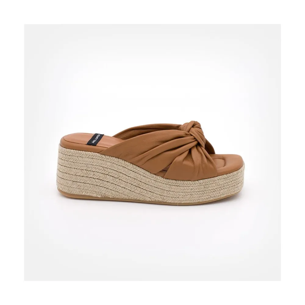 ANGEL ALARCON Hardy - Leather Wedge Mule<Vrouwen Sandals
