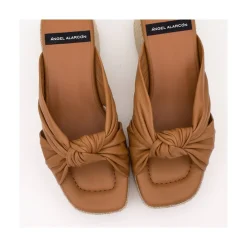 ANGEL ALARCON Hardy - Leather Wedge Mule<Vrouwen Sandals