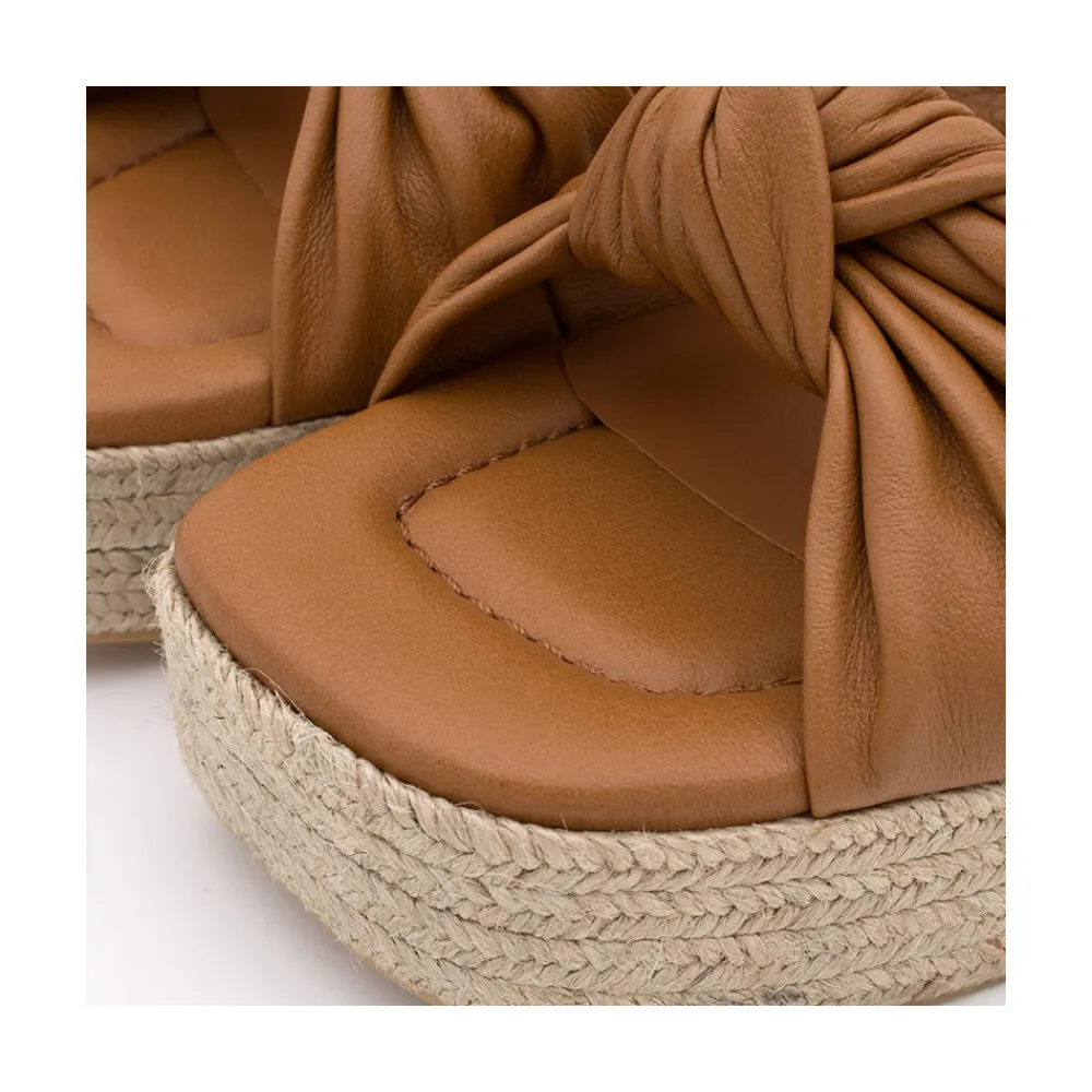 ANGEL ALARCON Hardy - Leather Wedge Mule<Vrouwen Sandals