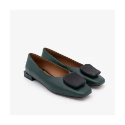 ANGEL ALARCON Haspe - Women S Square-Toed Flat With Jewel Embellishment<Vrouwen Ballerinas