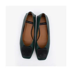 ANGEL ALARCON Haspe - Women S Square-Toed Flat With Jewel Embellishment<Vrouwen Ballerinas