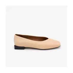 ANGEL ALARCON Hebe - Leather Square Toe Flat<Vrouwen Ballerinas