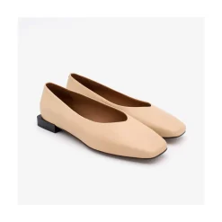 ANGEL ALARCON Hebe - Leather Square Toe Flat<Vrouwen Ballerinas