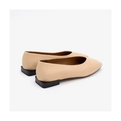 ANGEL ALARCON Hebe - Leather Square Toe Flat<Vrouwen Ballerinas