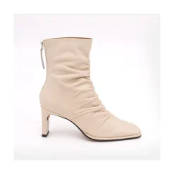 ANGEL ALARCON Janet - Wrinkled Leather Heeled Ankle Boots<Vrouwen Heeled Shoes