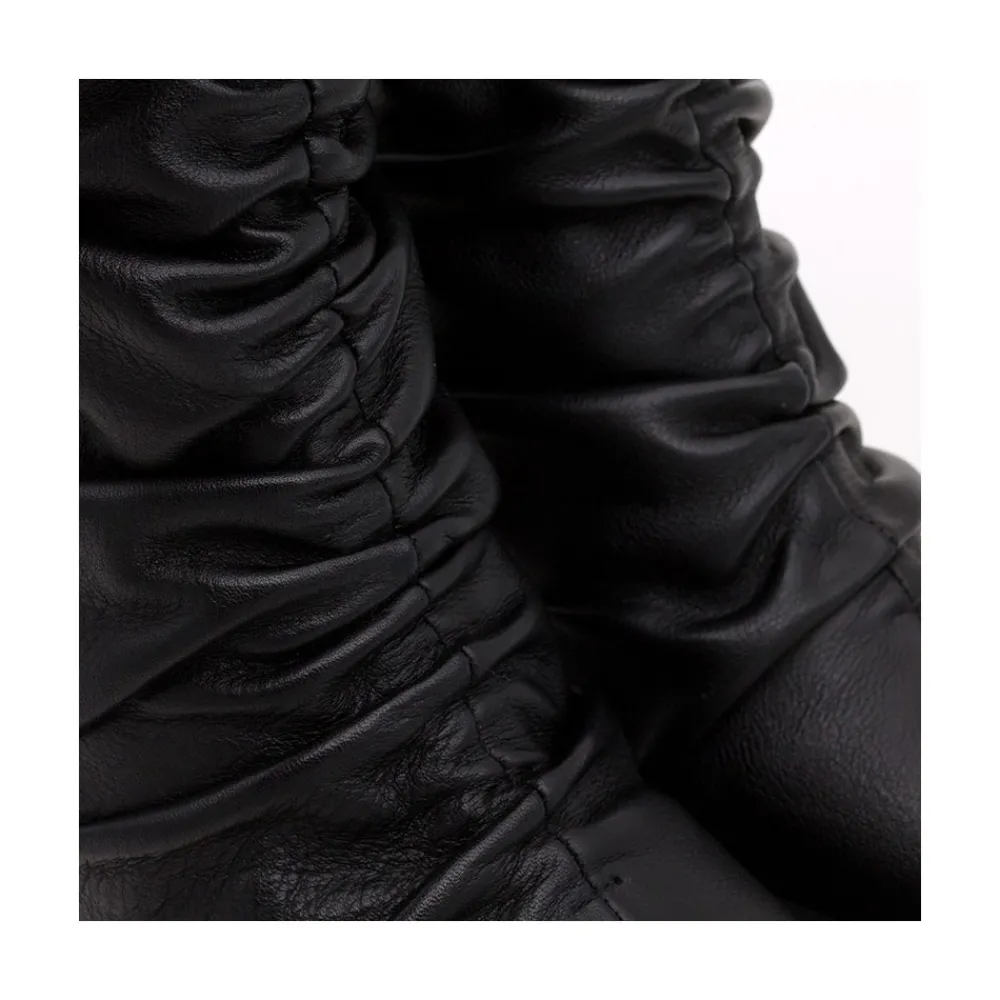 ANGEL ALARCON Janet - Wrinkled Leather Heeled Ankle Boots<Vrouwen Last Units