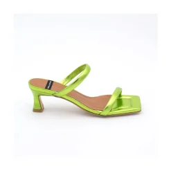 ANGEL ALARCON Jeanette - Metallized Padded Leather Sandal<Vrouwen Last Units