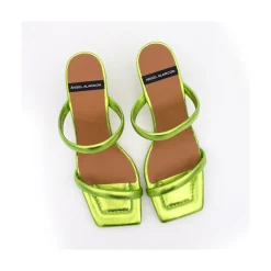 ANGEL ALARCON Jeanette - Metallized Padded Leather Sandal<Vrouwen Last Units