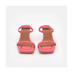 ANGEL ALARCON Jeanette - Shiny Texturized Padded Leather Sandal<Vrouwen Last Units