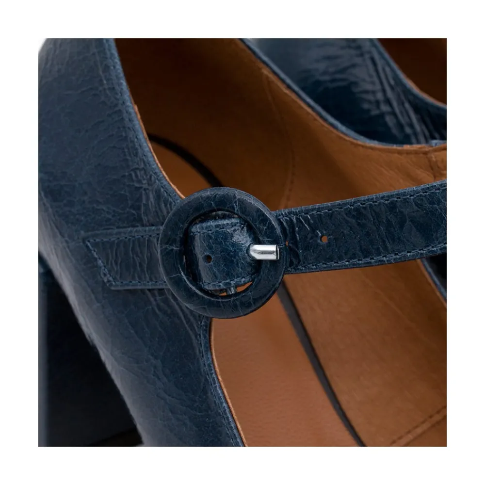ANGEL ALARCON Jett - Block Heeled Mary Jane Shoes With Rounded Shapes<Vrouwen Last Units