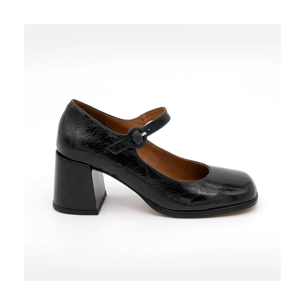 ANGEL ALARCON Jett - Block Heeled Mary Jane Shoes With Rounded Shapes<Vrouwen Last Units