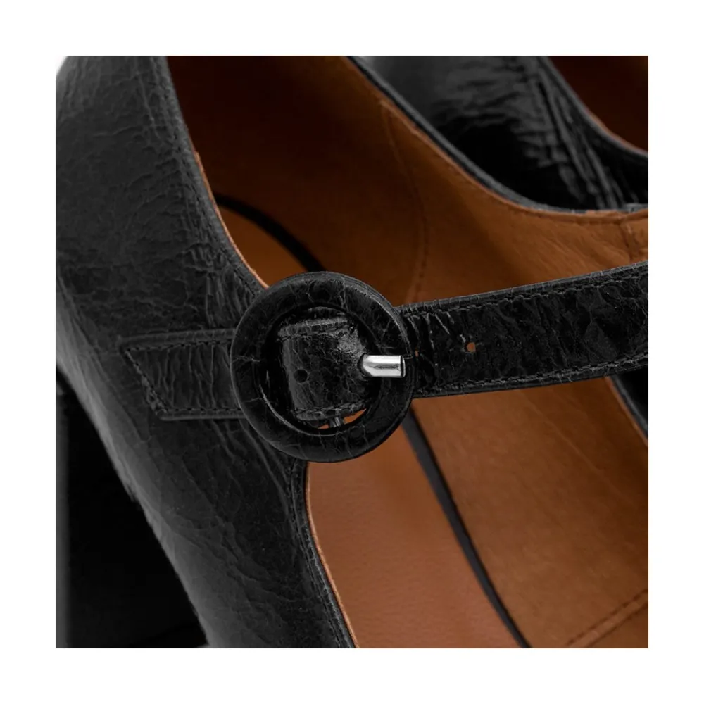 ANGEL ALARCON Jett - Block Heeled Mary Jane Shoes With Rounded Shapes<Vrouwen Last Units