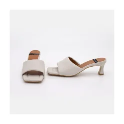 ANGEL ALARCON Kansas - Leather Foamed Heeled Mule<Vrouwen Mules