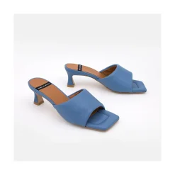 ANGEL ALARCON Kansas - Leather Foamed Heeled Mule<Vrouwen Mules