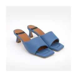 ANGEL ALARCON Kansas - Leather Foamed Heeled Mule<Vrouwen Mules