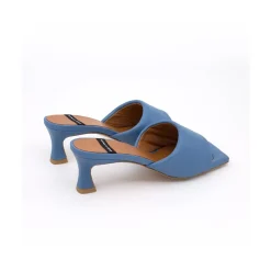 ANGEL ALARCON Kansas - Leather Foamed Heeled Mule<Vrouwen Mules