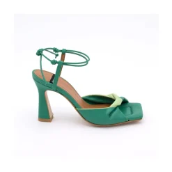 ANGEL ALARCON Karyn - Leather High Heel Sandals With Padded Insole<Vrouwen Sandals