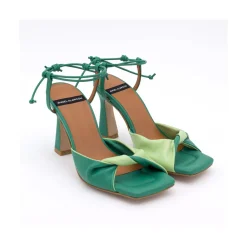 ANGEL ALARCON Karyn - Leather High Heel Sandals With Padded Insole<Vrouwen Sandals