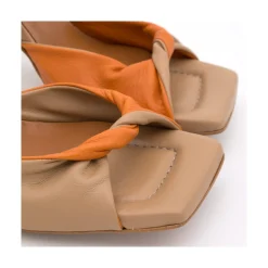 ANGEL ALARCON Karyn - Leather High Heel Sandals With Padded Insole<Vrouwen Sandals