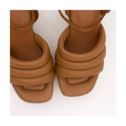 ANGEL ALARCON Keaton- Foamed Wedge Leather Ankle Strap Sandals<Vrouwen Last Units