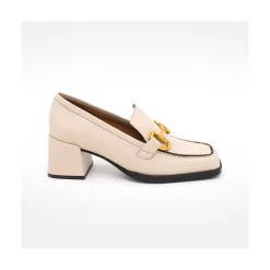 ANGEL ALARCON Kiski - Leather Block Heel Women S Moccasin<Vrouwen Last Units