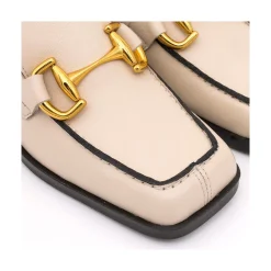 ANGEL ALARCON Kiski - Leather Block Heel Women S Moccasin<Vrouwen Last Units