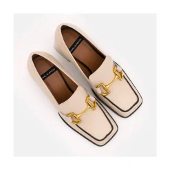 ANGEL ALARCON Kiski - Leather Block Heel Women S Moccasin<Vrouwen Last Units