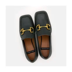 ANGEL ALARCON Kiski - Leather Block Heel Women S Moccasin<Vrouwen Last Units