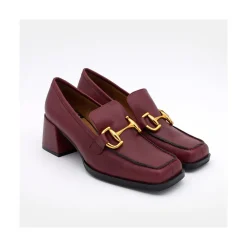 ANGEL ALARCON Kiski - Leather Block Heel Women S Moccasin<Vrouwen Last Units