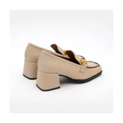 ANGEL ALARCON Kiski - Leather Block Heel Women S Moccasin<Vrouwen Last Units
