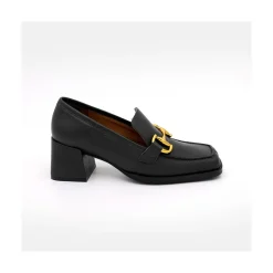 ANGEL ALARCON Kiski - Leather Block Heel Women S Moccasin<Vrouwen Last Units
