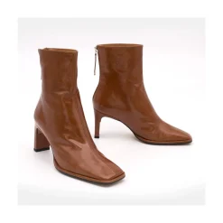 ANGEL ALARCON Lauryn - Leather Ankle Boots With A Metallic Ornament<Vrouwen Last Units