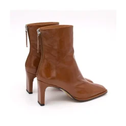 ANGEL ALARCON Lauryn - Leather Ankle Boots With A Metallic Ornament<Vrouwen Last Units