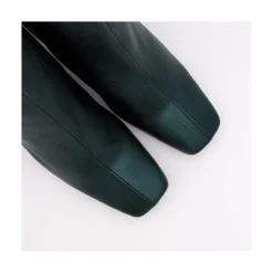 ANGEL ALARCON Lauryn - Leather Ankle Boots With A Metallic Ornament<Vrouwen Metallized Shoes