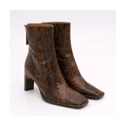 ANGEL ALARCON Lauryn - Leather Heeled Ankle Boots<Vrouwen Heeled Shoes