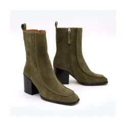 ANGEL ALARCON Lebrock - Suede Comfortable Women S Ankel Boots With Comfy Heel<Vrouwen Last Units