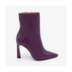 ANGEL ALARCON Leire - Leather Pointed Toe High Heel Booties<Vrouwen Last Units