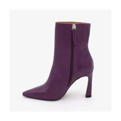 ANGEL ALARCON Leire - Leather Pointed Toe High Heel Booties<Vrouwen Last Units