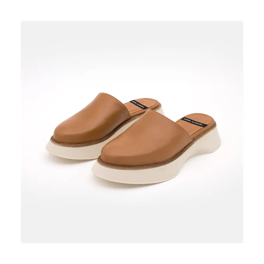 ANGEL ALARCON Leslie - Leather Platforms Mules<Vrouwen Last Units