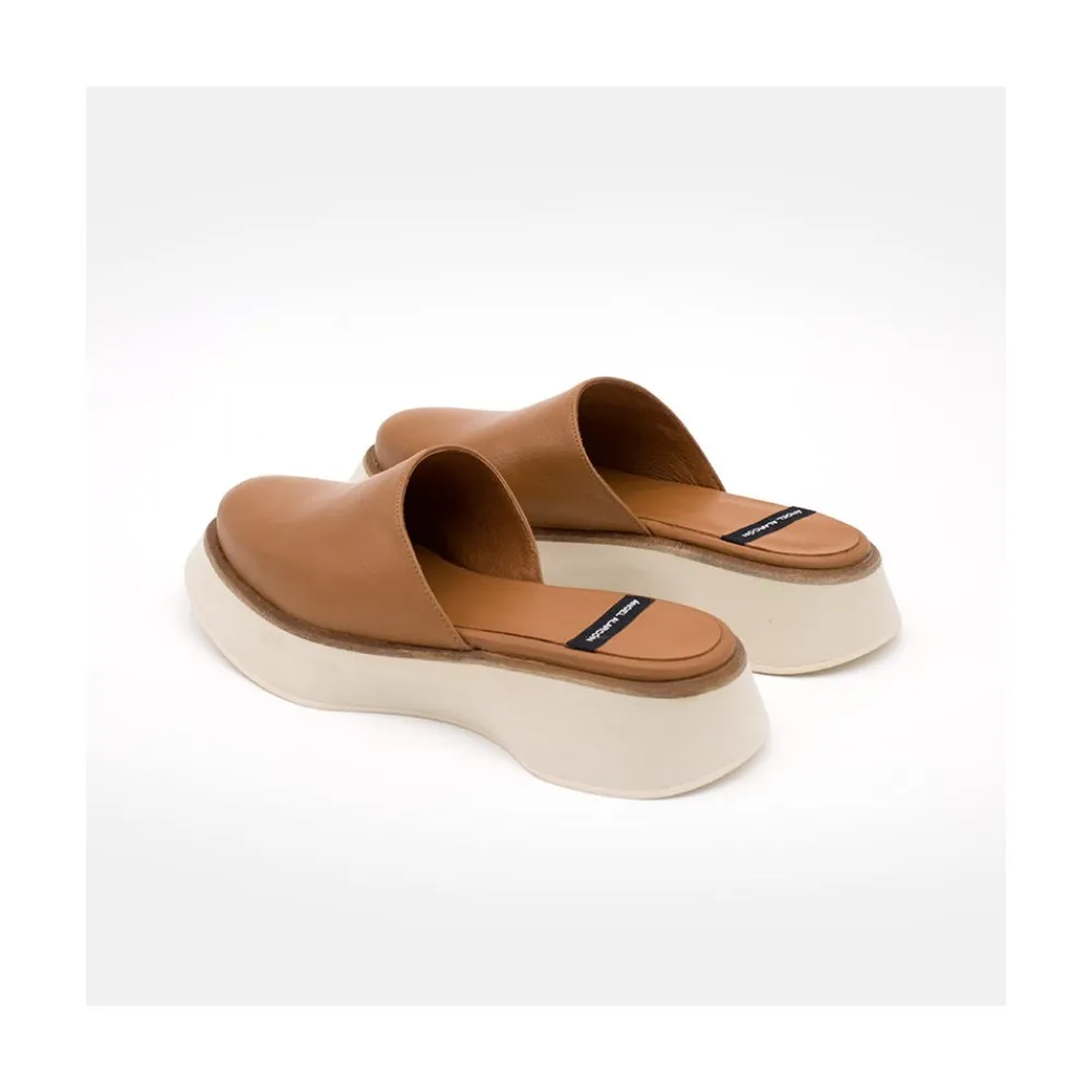ANGEL ALARCON Leslie - Leather Platforms Mules<Vrouwen Last Units